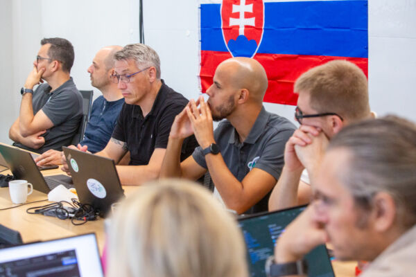 Konzentration beim Tech-Brunch